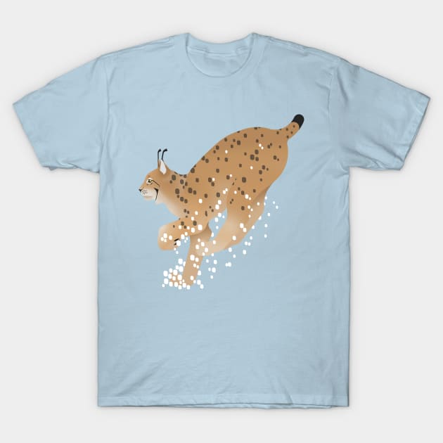 Eurasian lynx - Run T-Shirt by Aline Eg